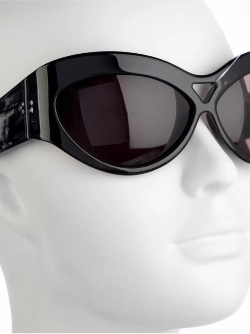 Yves Saint Laurent Black Cat-Eye Sunglasses